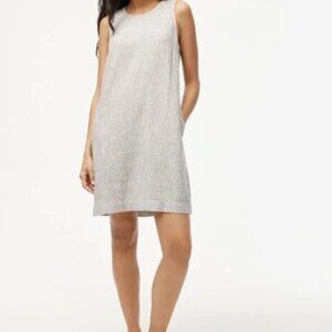 J. Crew Linen Mini Dress Cream Color